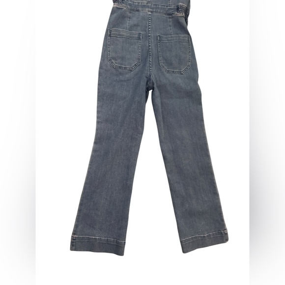 NWT Show Me Your Mumu Emery Denim Jumpsuit French Blue Medium Wash Size Small - Picture 15 of 15